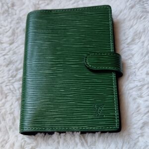 Louis Vuitton Forest Green Epi Leather Organizer Wallet